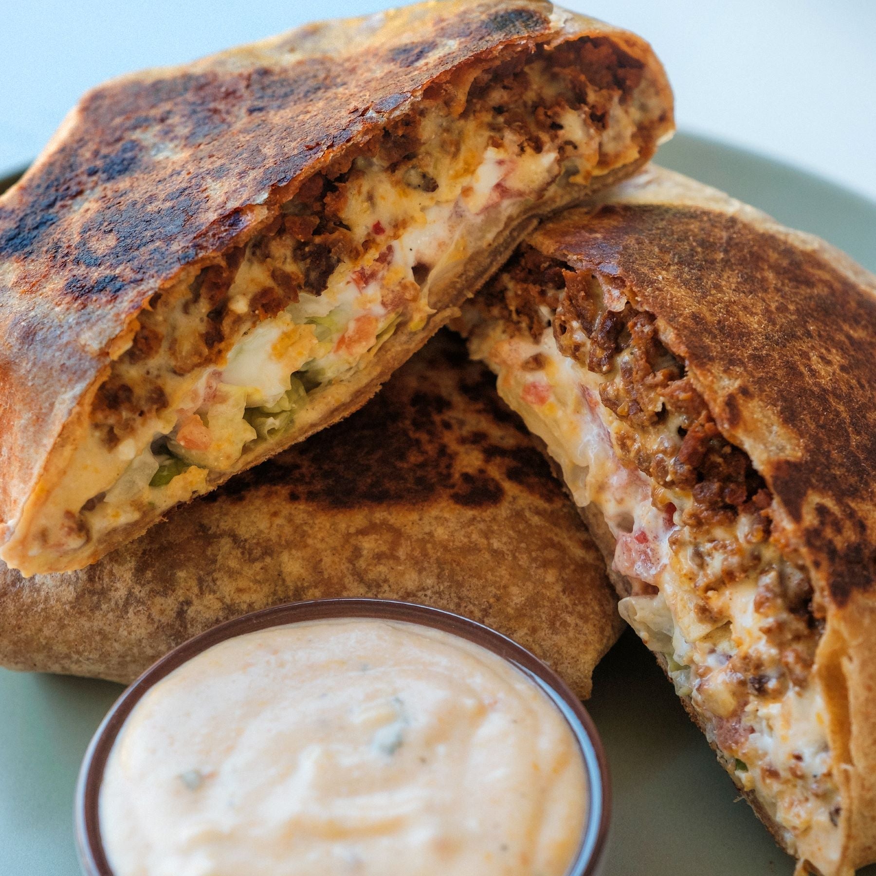 High Protein Crunchy Wrap Tostada
