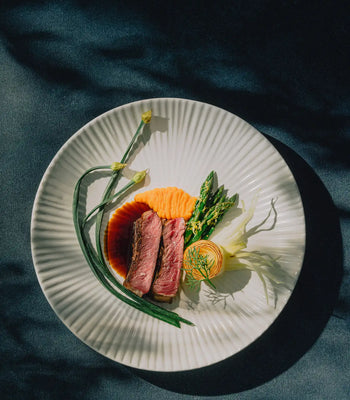 Lemon-Garlic Steak & Asparagus 