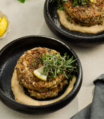 Lion's Mane Mushroom “Crab” Cakes