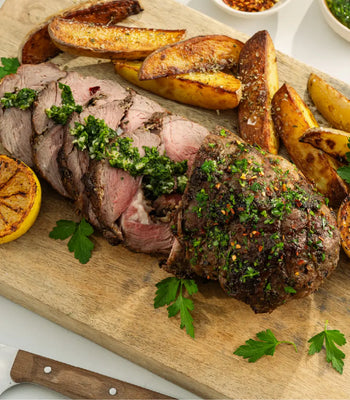 Roasted Boneless Leg of Lamb With Vesuvio Potatoes