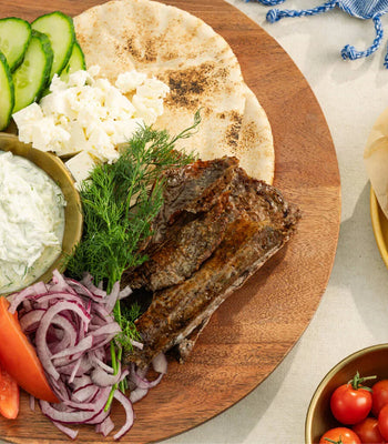 Simple Lamb Gyro Wraps