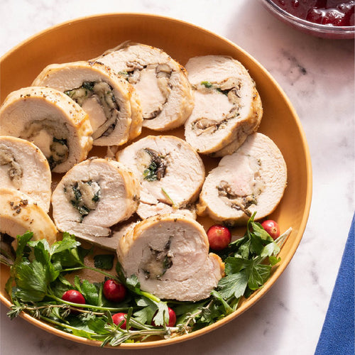 Stuffed Chicken Breast with Sage Butter