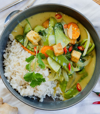 Tofu and Vegetable Green Curry