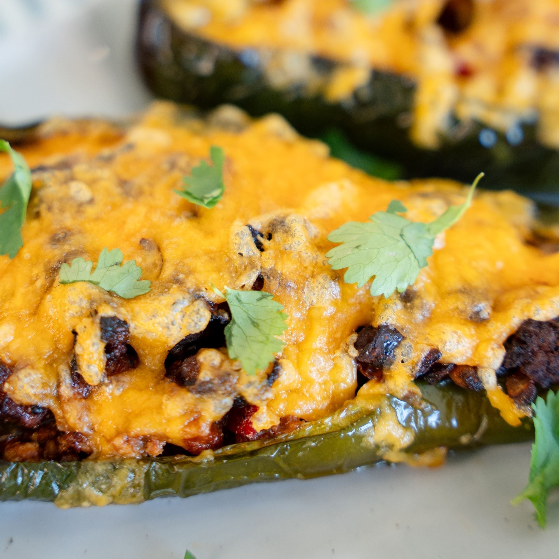 Turkey Stuffed Chili Poblano