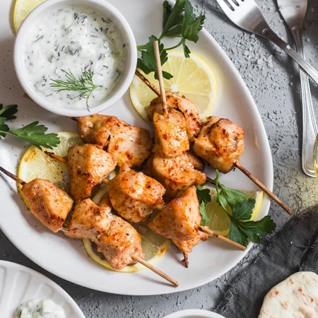 Yogurt Chicken Skewers