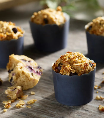 Blueberry Quinoa Muffins
