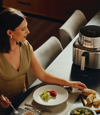 Introducing Iconic™ The Stainless Steel 6.5-Quart Smart Air Fryer