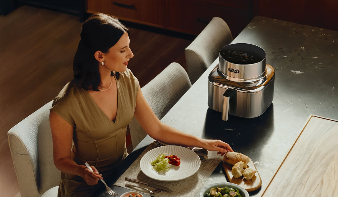 Introducing Iconic™ The Stainless Steel 6.5-Quart Smart Air Fryer