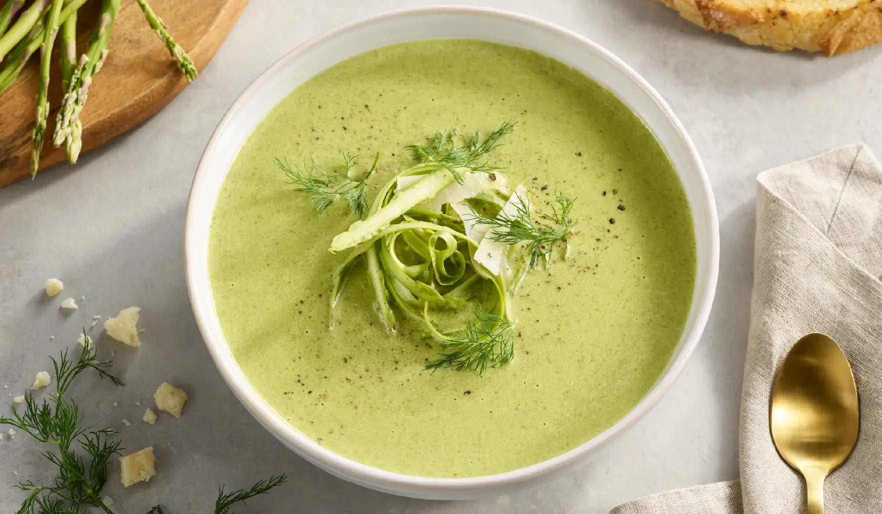 Roasted Asparagus Soup 