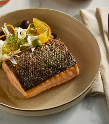 Salmon with Fennel & Orange Salad 