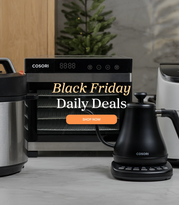 banner of cosori black friday 2025