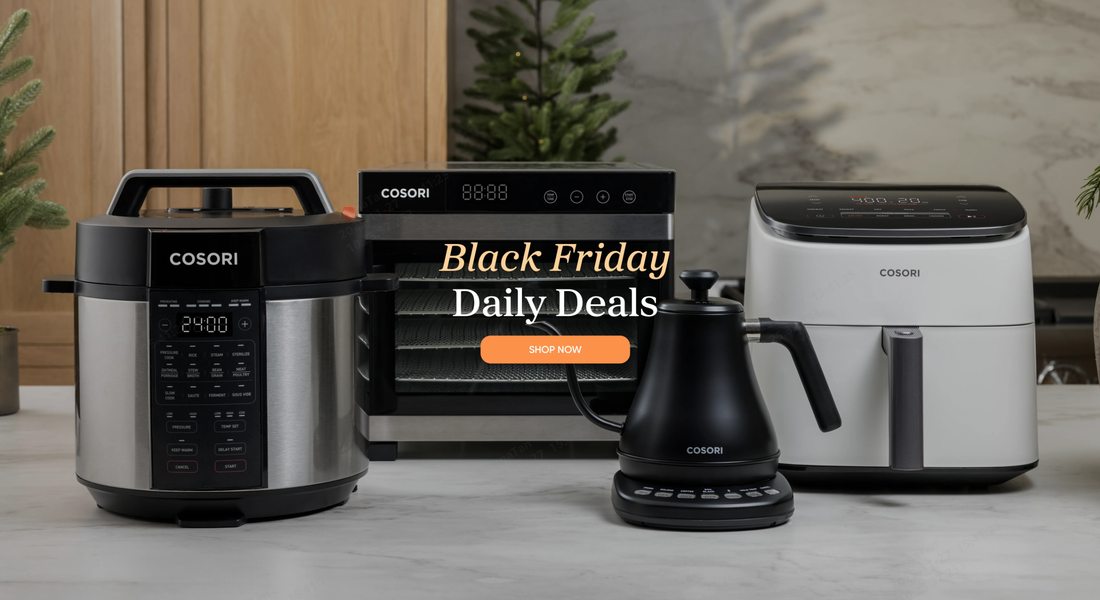 banner of cosori black friday 2025