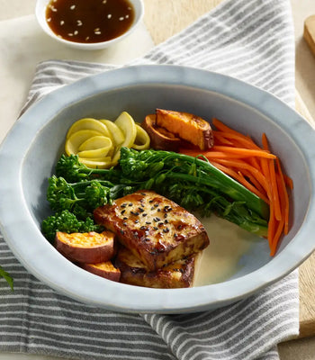 Tofu Powerbowl with Creamy Sesame Dressing