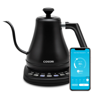 Smart 0.8L Gooseneck Electric Kettle Black COSORI