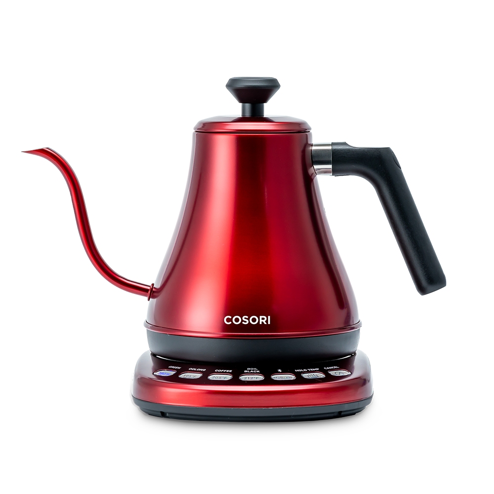 Smart 0.8L Gooseneck Electric Kettle - Red