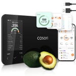 COSORI NutriLens smart food scale measuring avocado nutrition