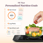 COSORI NutriLens smart food scale tracking macros and nutrition data