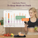 COSORI NutriLens nutrition tracking app showing food nutrition data
