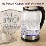 COSORI electric tea kettle with no plastic contact with water