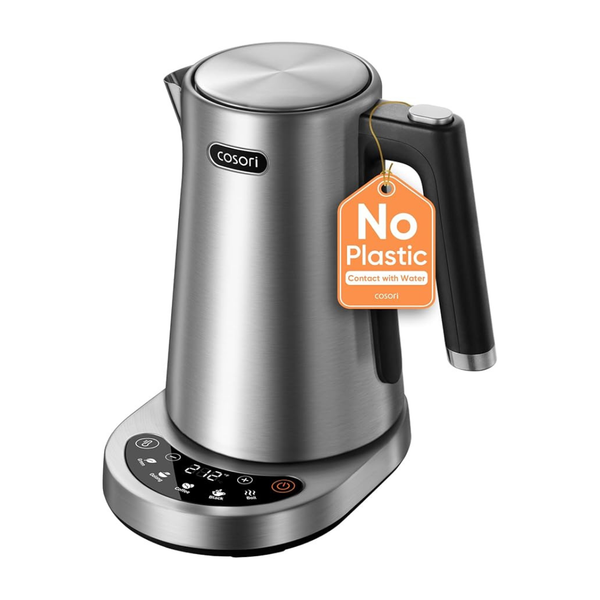 COSORI 1.7L Stainless Steel Electric Kettle with Temperature Control