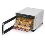 COSORI Premium Mini 5-tray food dehydrator with trays of fruit slices