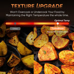 COSORI TurboBlaze air fryer cooking crispy roasted potatoes