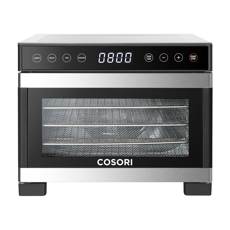 COSORI Premium Mini 5-tray stainless steel food dehydrator front view