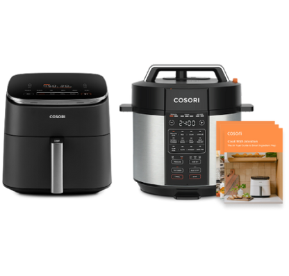 TurboBlaze™ 6.0-Quart Air Fryer & 6.0-Quart Pressure Cooker Bundle