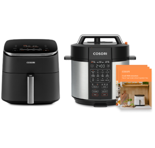 TurboBlaze™ 6.0-Quart Air Fryer & 6.0-Quart Pressure Cooker Bundle