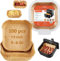 COSORI air fryer parchment liners packaging with basket liner design