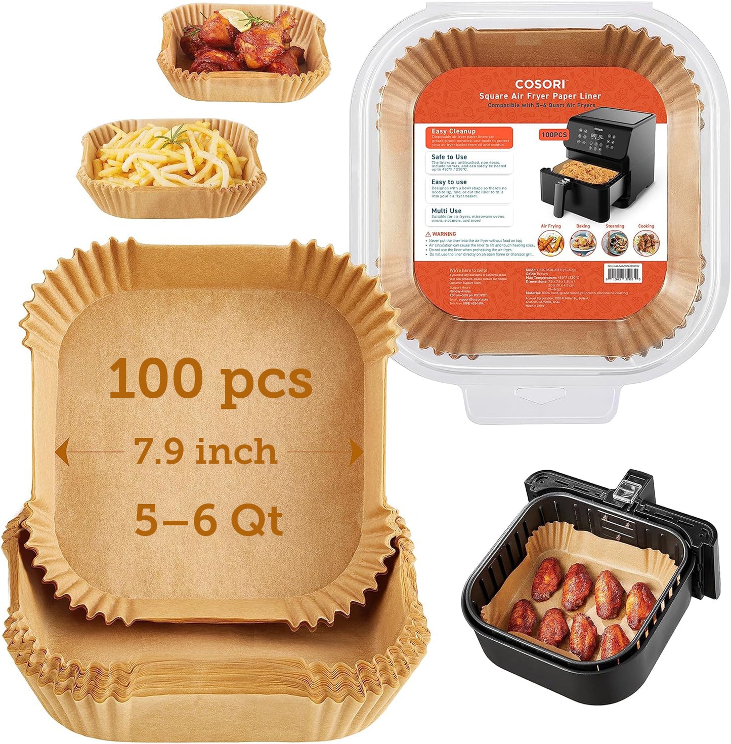 COSORI Air Fryer Liners