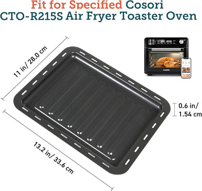COSORI Oven Tray, Baking Sheet, Drip pan for CS100-AO & CTO-R251S, Air Fryer Toaster Oven Replacement Accessories