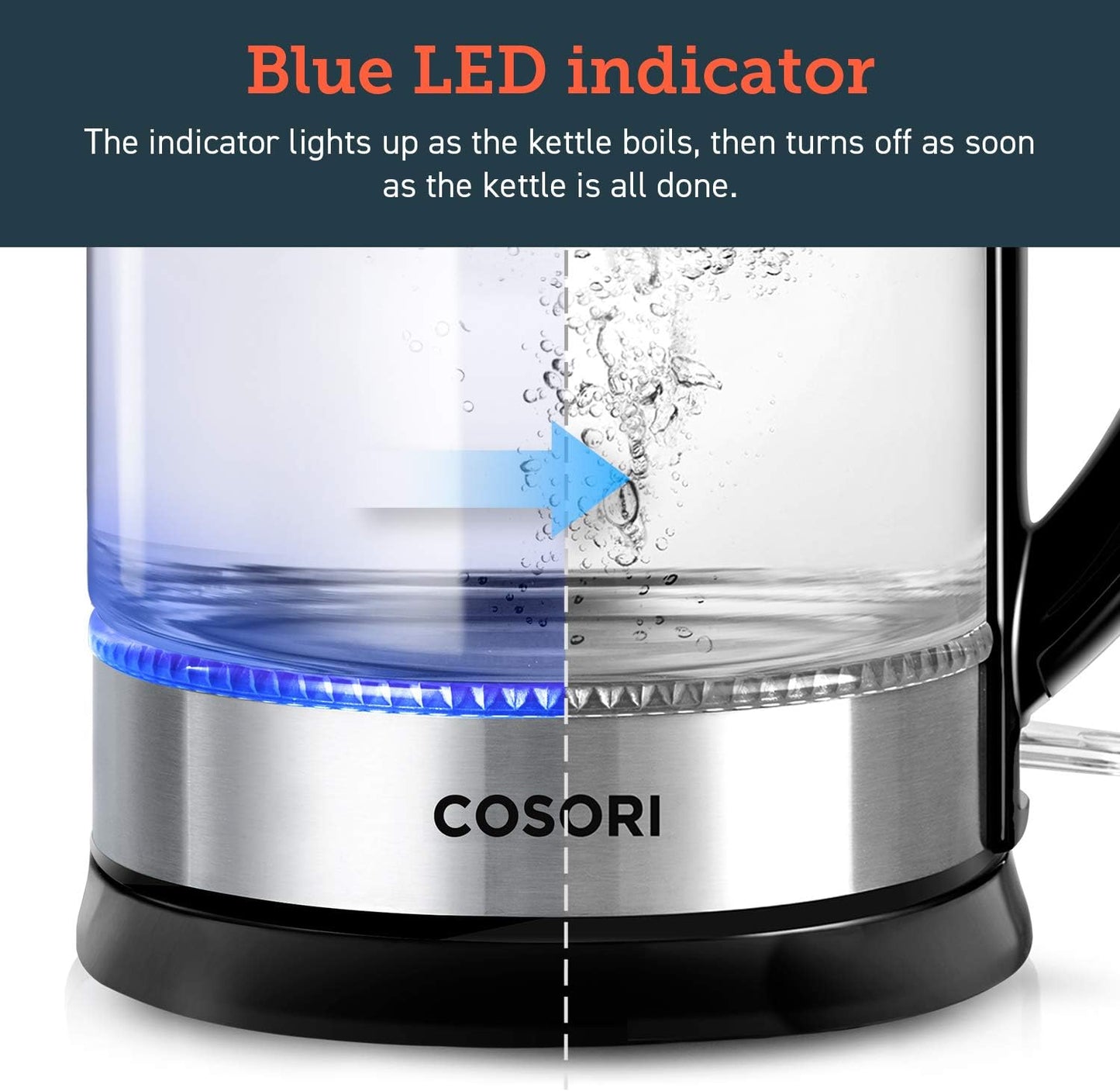 COSORI Speed-Boil Electric Tea Kettle 1.7L