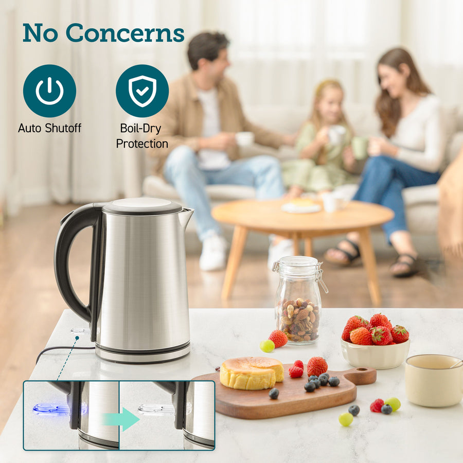 COSORI electric kettle with auto shut off and boil dry protection