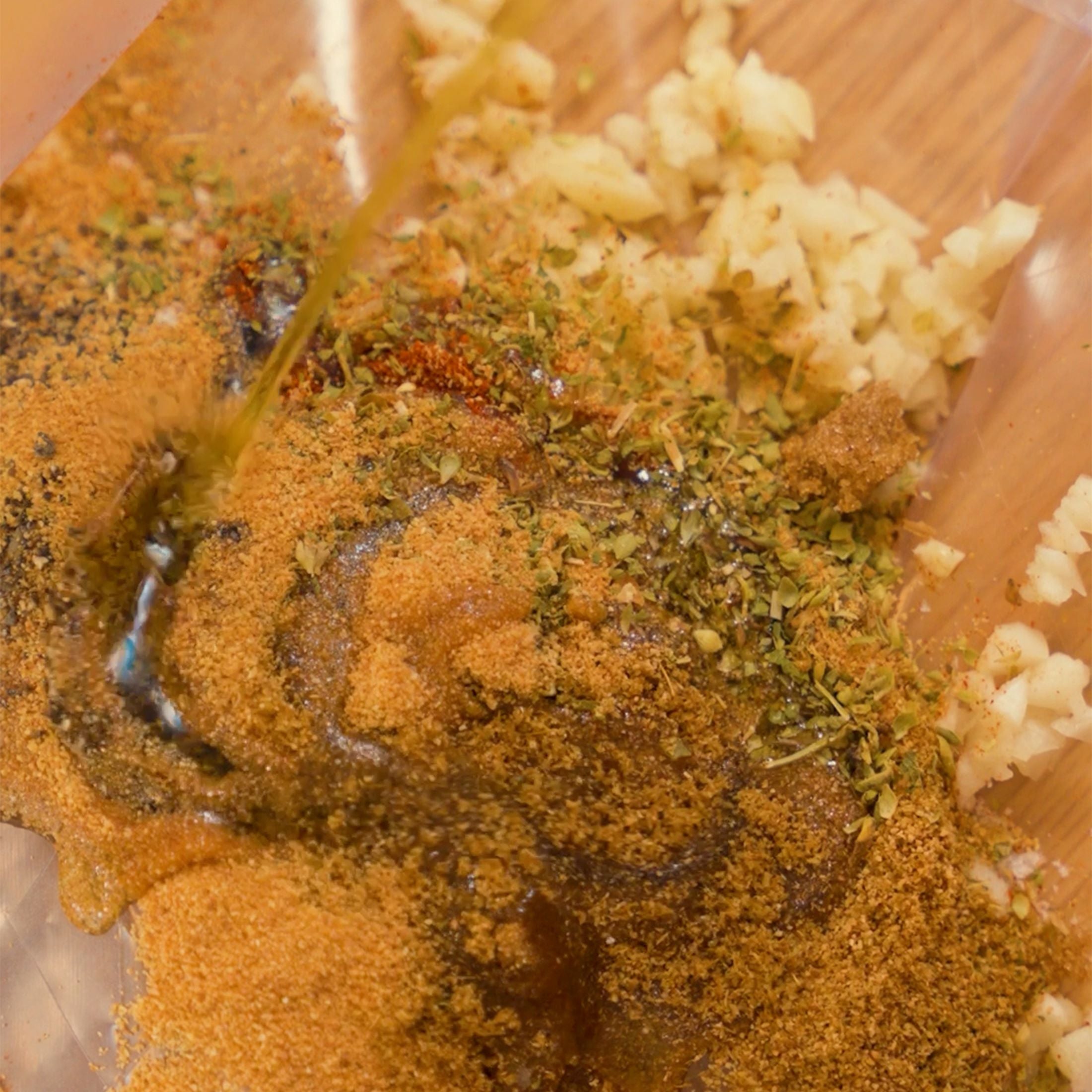Blackened Air Fryer Shrimp with Mushy Peas - Step 1
