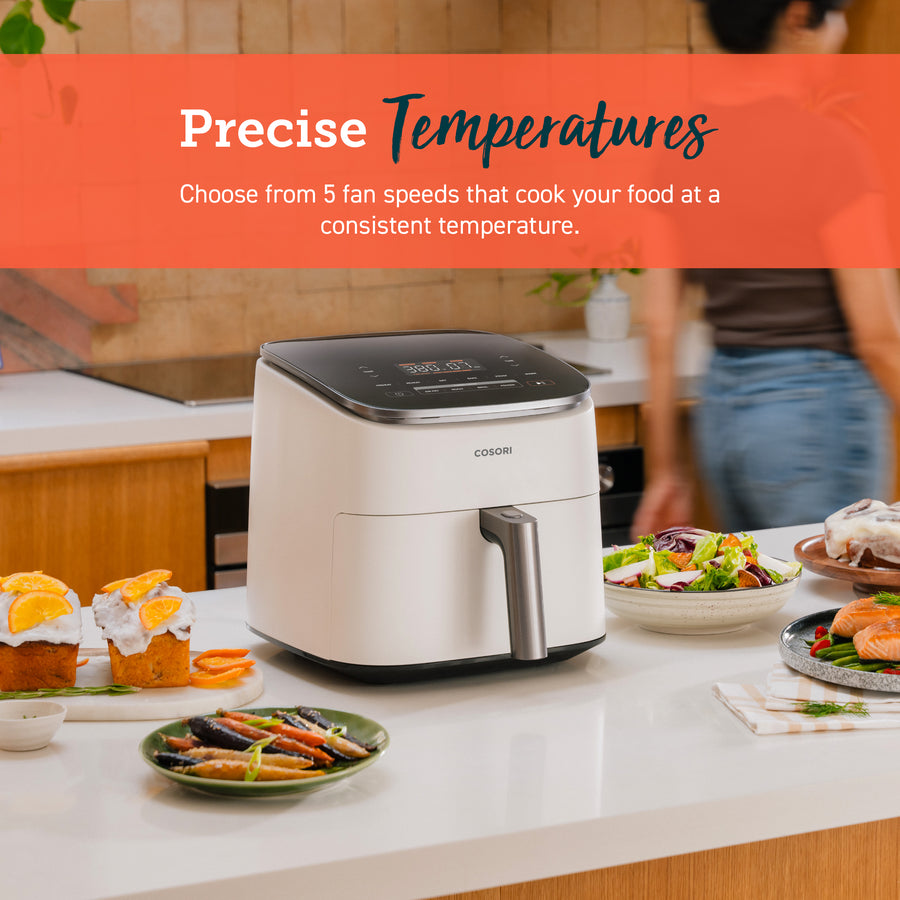 COSORI TurboBlaze air fryer with precise temperature control