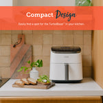 COSORI TurboBlaze compact air fryer design for kitchen countertop