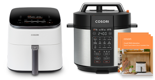 TurboBlaze™ 6.0-Quart Smart Air Fryer & 6.0-Quart Pressure Cooker Bundle