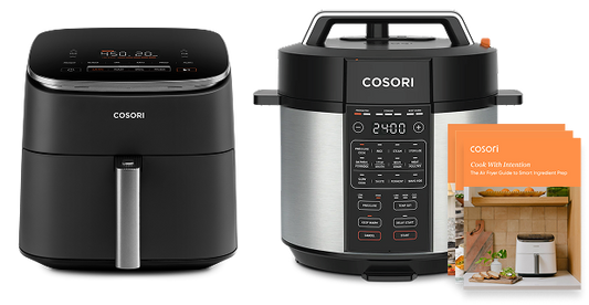 TurboBlaze™ 6.0-Quart Air Fryer & 6.0-Quart Pressure Cooker Bundle