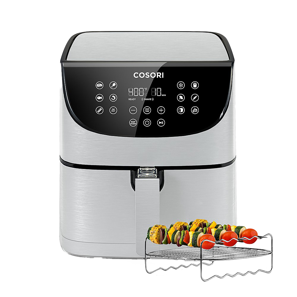 Cosori Navy Blue Air Fryer 1700W Touch Control 360 ThermoIQ Technology 12  Cooking Functions ETL Listed in the Air Fryers department at