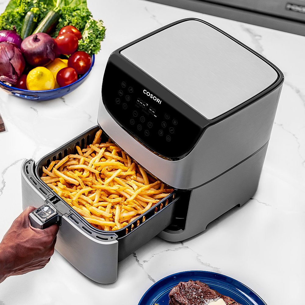 Cosori Stainless Steel Air Fryer Review 5.8 Qt.
