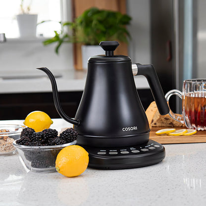 Smart 0.8L Gooseneck Electric Kettle - Black