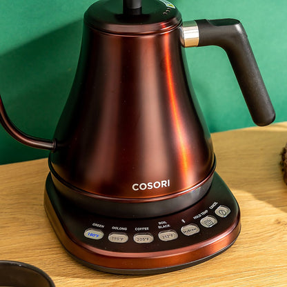 Smart 0.8L Gooseneck Electric Kettle - Copper