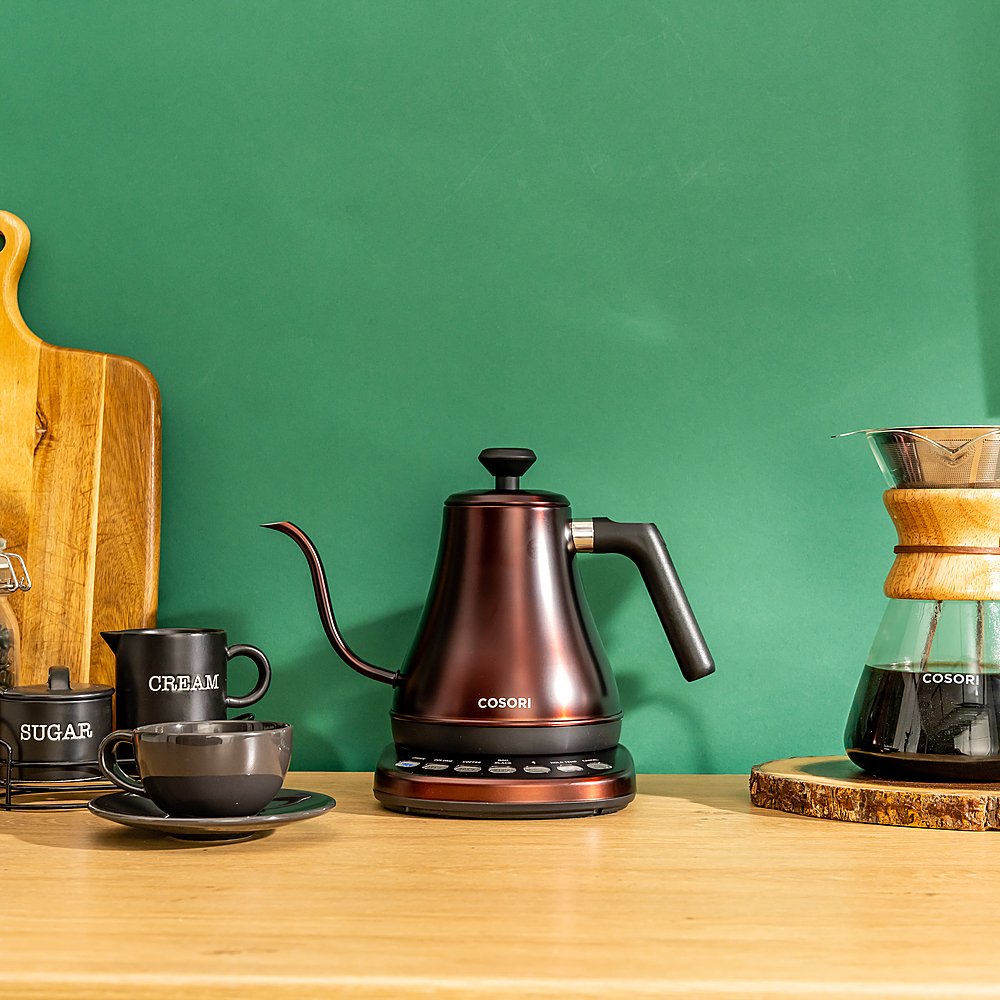 COSORI Pour Over Coffee Set, Gooseneck Electric Kettle & Pour Over Coffee  Maker & Coffee Grinder