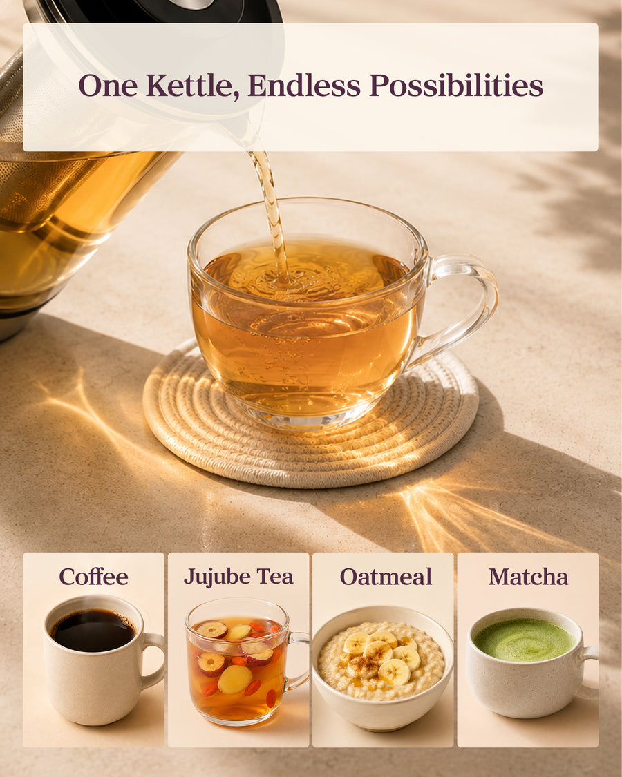 COSORI 1.7L Electric Kettle with Tea Infuser & Temperature Control