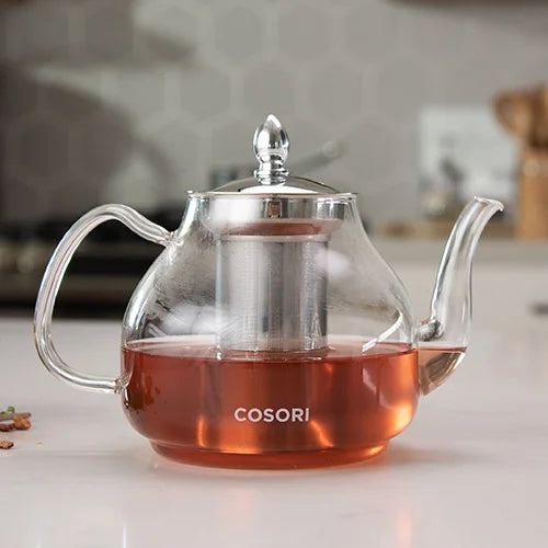 COSORI CO141-GT: 1L Glass Gooseneck Teapot with Removable Infuser - VeSync  Store