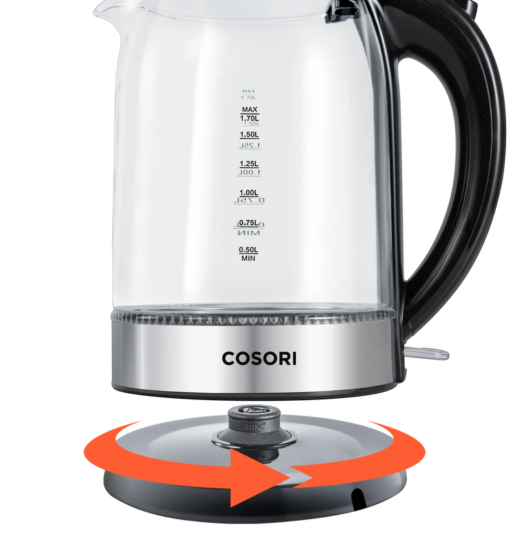 Cosori Electric CO171-GK Kettle 1.7 L BPA-FREE Water Boiler & Tea Heater  with LED Indicator - AFNCO