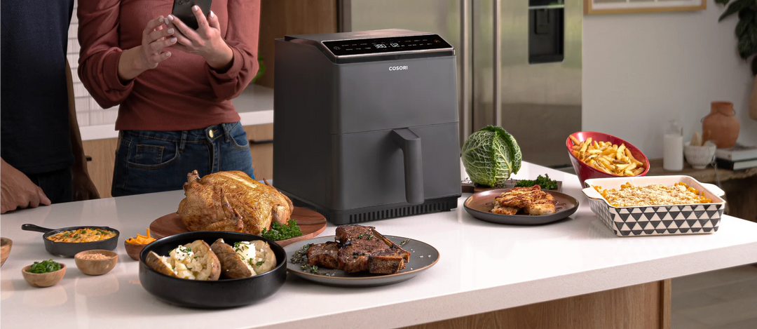 Meet the COSORI® Dual Blaze Smart Air Fryer 