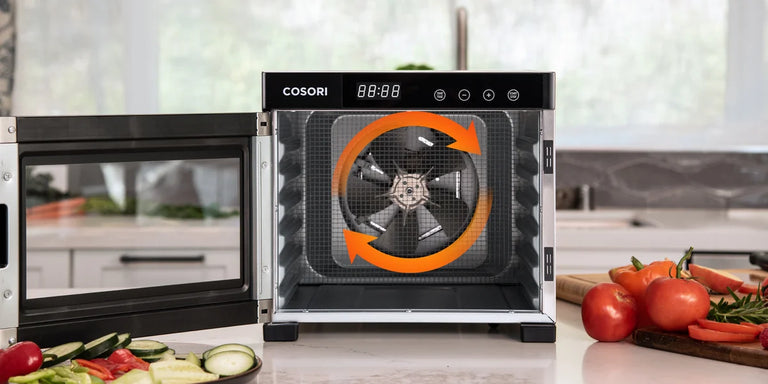 Cosori Premium Food Dehydrator Machine, 6 Stainless Steel Trays