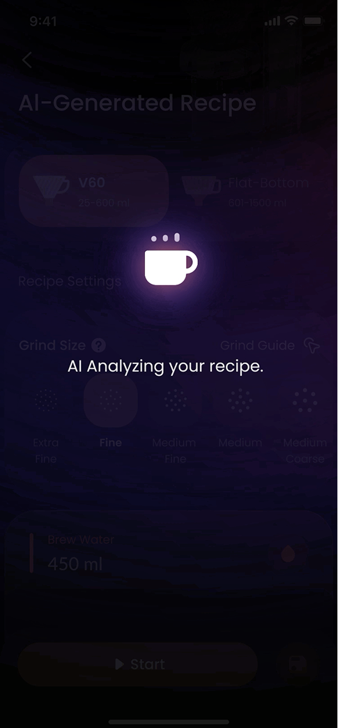 App screen